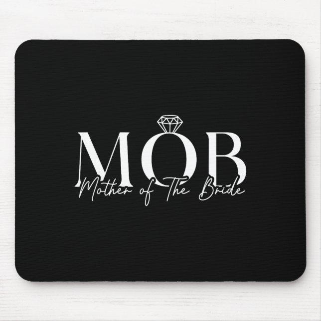 Mother Of The Bride Mob Wedding Mum Mama Cute Mouse Mat (Front)
