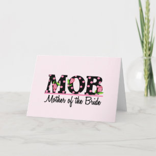 Mother of the Bride (MOD) Tulip Lettering Card