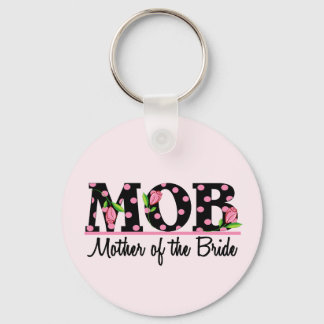Mother of the Bride (MOD) Tulip Lettering Key Ring