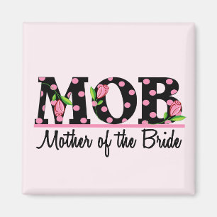 Mother of the Bride (MOD) Tulip Lettering Magnet