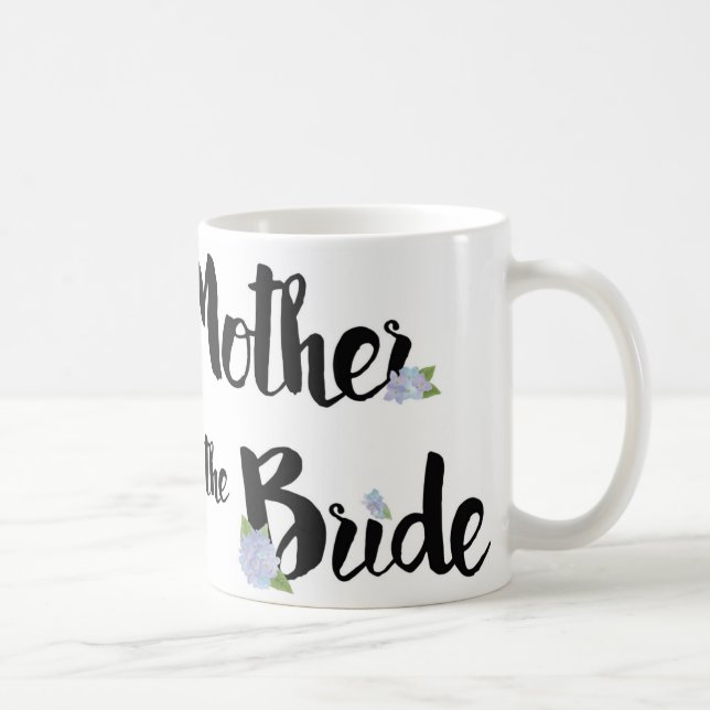 Mother of the Bride Mug - Purple Hydrangeas (Right)