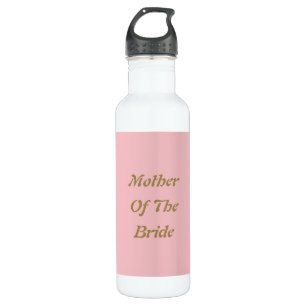 Mother Of The Bride Mum Gold Pink Rose Cool 710 Ml Water Bottle