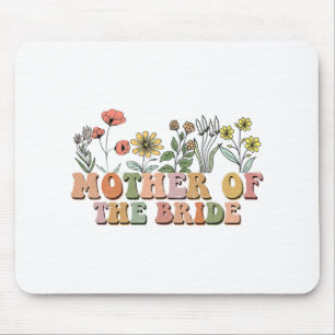Mother Of The Bride Mum Retro Bachelorette Party W Mouse Mat
