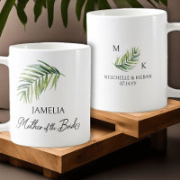 Mother of the Bride Palm Leaf Parent Wedding