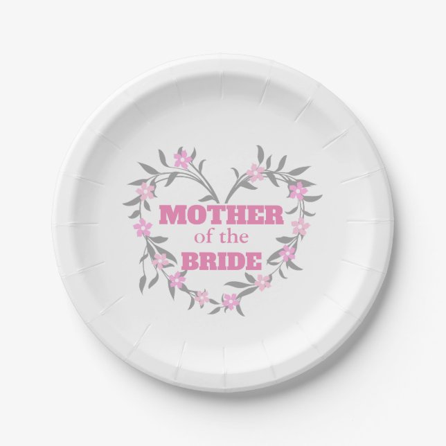 Mother of the Bride Paper Plate (Front)