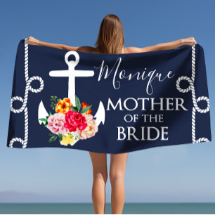 Mother of the Bride Personalised Wedding Beach Beach Towel