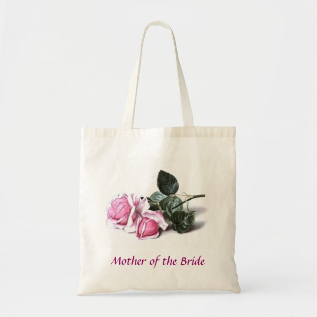 Mother of the Bride Pink Roses Bag (Front)