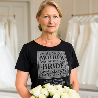 Mother of the Bride Romantic Wedding Rehearsal T-Shirt