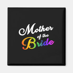 Mother Of The Bride Tee Gay Lesbian Lgbt Bridal Pa Magnet