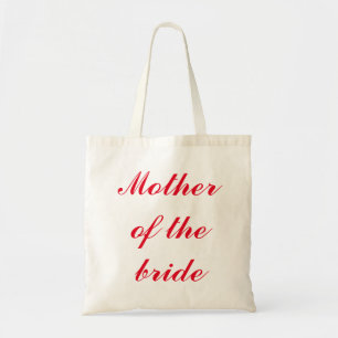 Mother of the Bride Tote Budget Canvas Bag