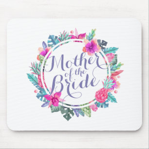 Mother of the Bride Tropical Wedding Mousepad