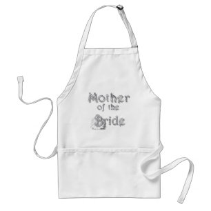 ♥ Mother of the Bride ♥ Very Pretty Design ♥ Standard Apron