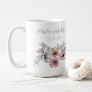 Mother of the Bride Watercolor Botanical Mug