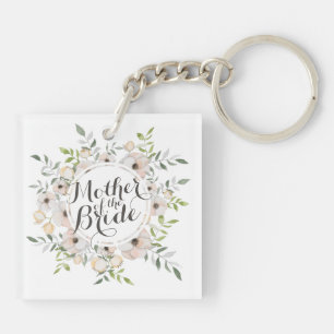 Mother of the Bride Watercolor Keychain
