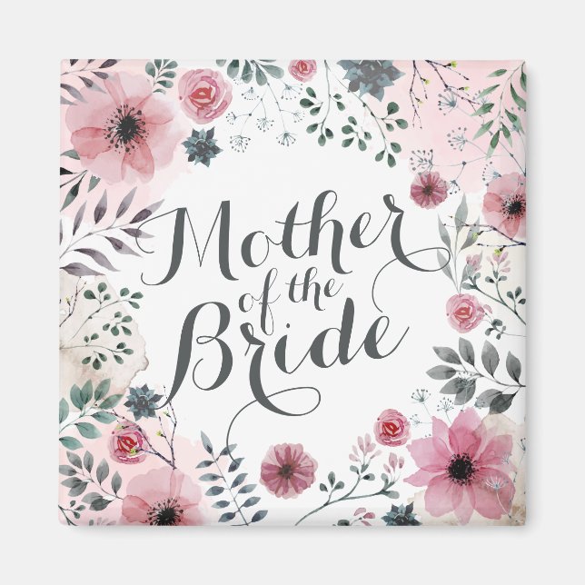 Mother of the Bride Watercolor | Magnet (Front)