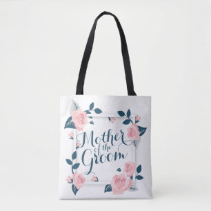 Mother of the Bride Watercolor Wedding Tote Bag