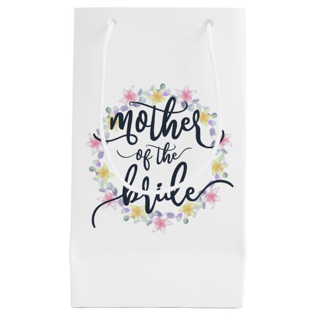 Mother of the Bride Wedding Calligraphy | Gift Bag (Front)