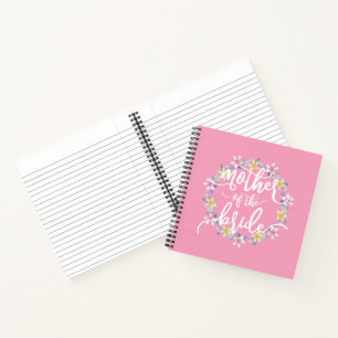 Mother of the Bride Wedding Calligraphy   Notebook