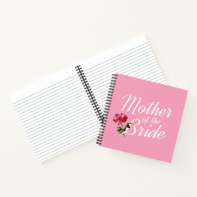 Mother of the Bride Wedding Calligraphy | Notebook (Inside)