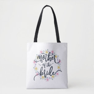 Mother of the Bride Wedding Calligraphy   Tote Bag