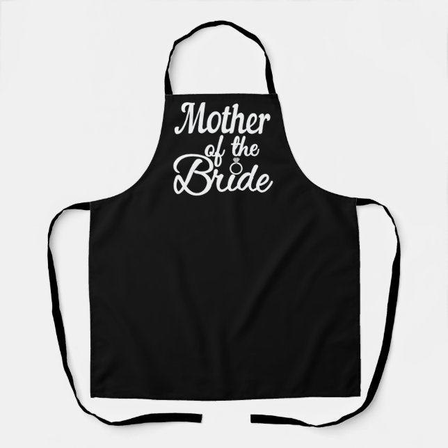 Mother Of The Bride Wedding Family Matching Apron (Front)
