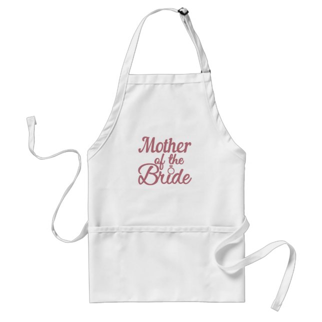 Mother Of The Bride Wedding Family Matching Standard Apron (Front)