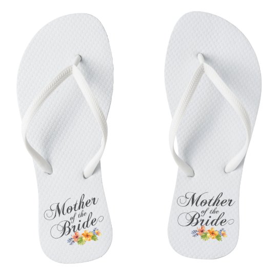mother of bride flip flops