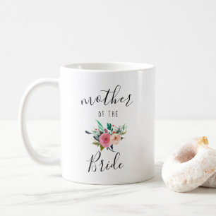 Mother of the Bride Wedding Gift Boho Floral Chic  Coffee Mug