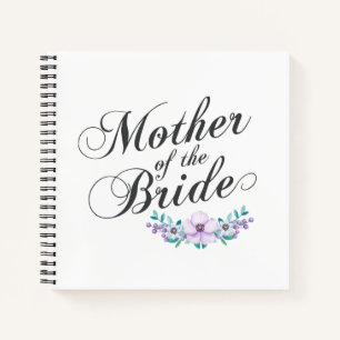 Mother of the Bride Wedding   Guestbook Notebook
