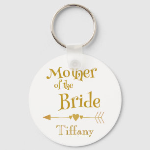 Mother of the Bride Wedding Memory Key Ring