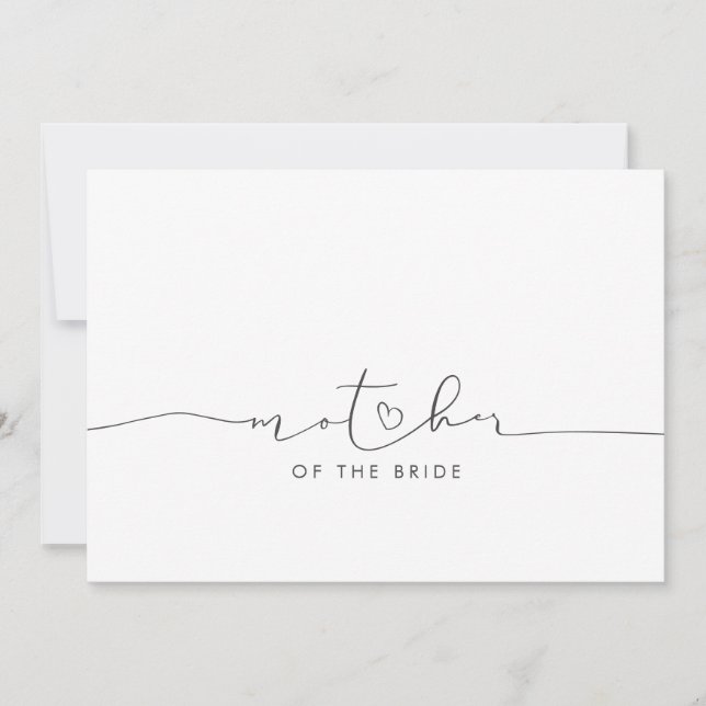 Mother of the Bride Wedding Morning Message (Front)