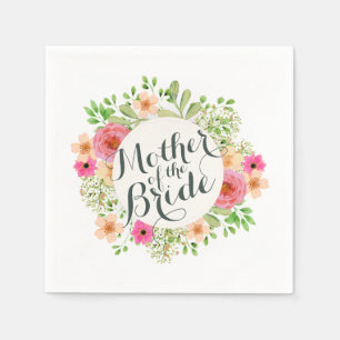Mother of the Bride Wedding Napkin