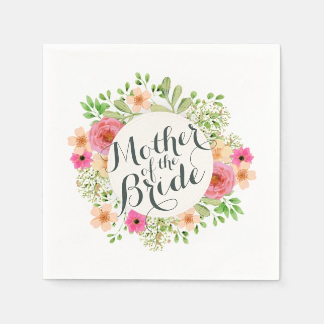 Mother of the Bride Wedding | Napkin (Front)