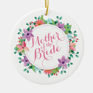 Mother of the Bride Wedding Ornament