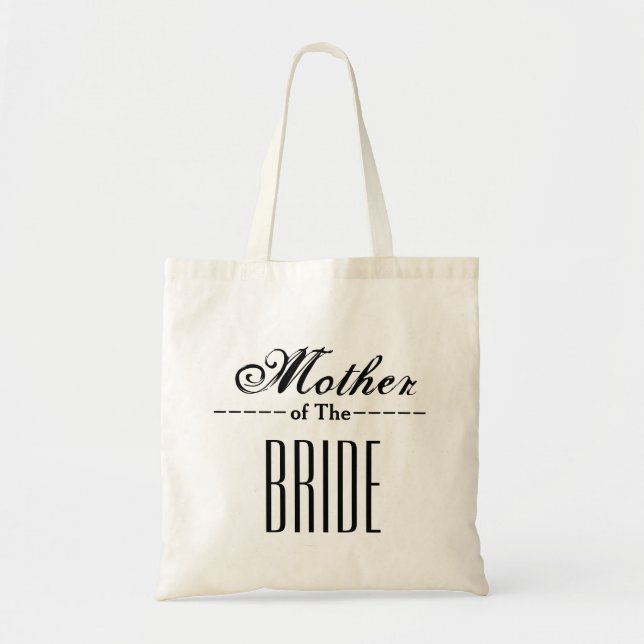 Mother of the Bride Wedding Personalised Tote Bag (Front)