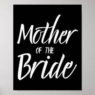 Mother Of The Bride Wedding Shower Bridal Party Mo Poster