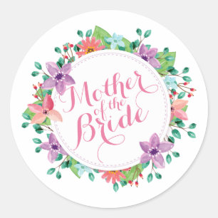Mother of the Bride Wedding   Sticker Seal