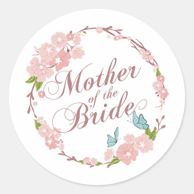 Mother of the Bride Wedding | Sticker Seal (Front)