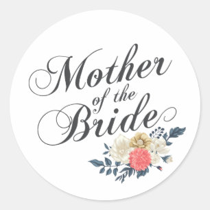 Mother of the Bride Wedding   Sticker Seal