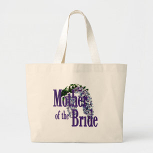 Mother of the Bride/ Wisteria Wedding Large Tote Bag
