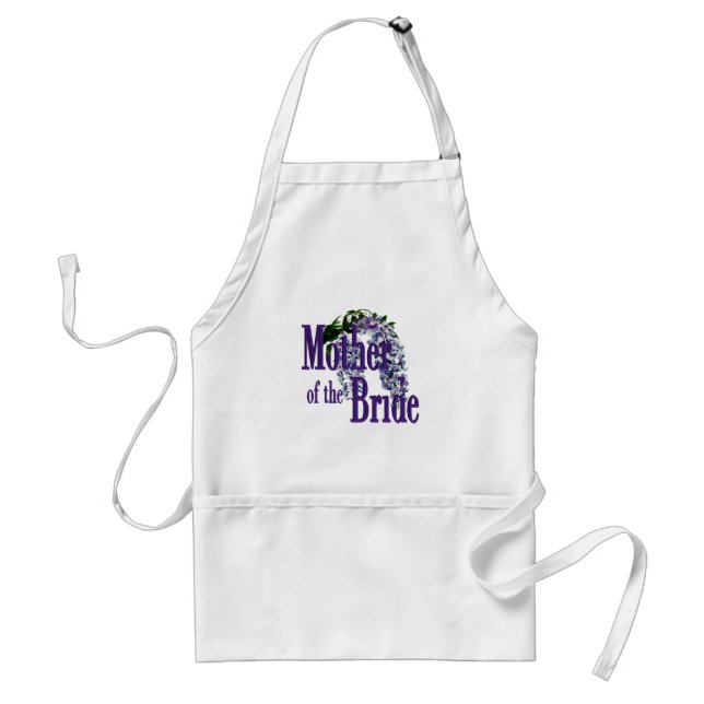 Mother of the Bride/ Wisteria Wedding Standard Apron (Front)
