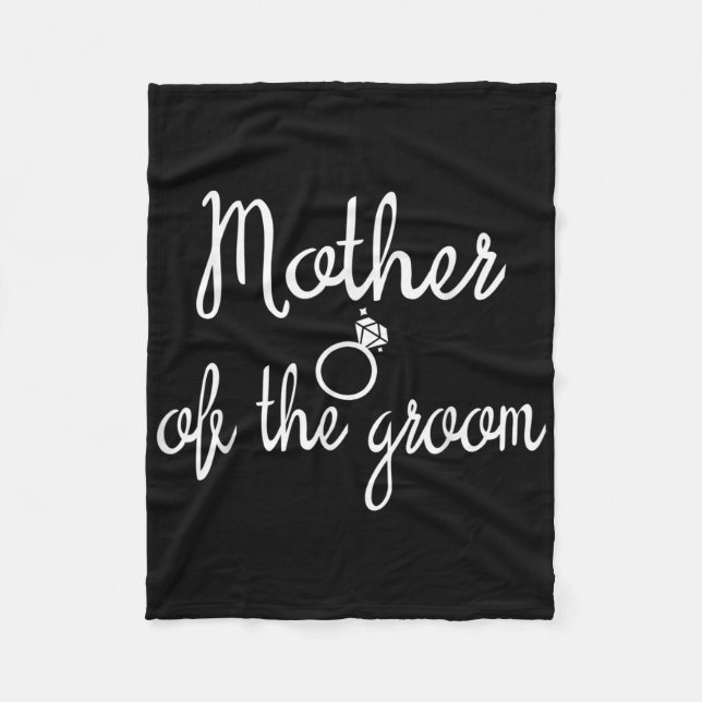 Mother Of The Groom Bachelor Party Bridesmaid Brid Fleece Blanket (Front)