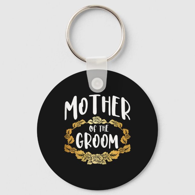 Mother Of The Groom Bachelorette Party Group 1  Key Ring (Front)