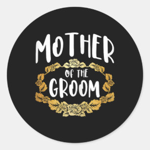 Mother Of The Groom Bachelorette Party Group Classic Round Sticker