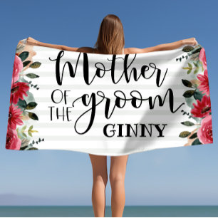 Mother of the Groom Bachelorette Personalised  Beach Towel