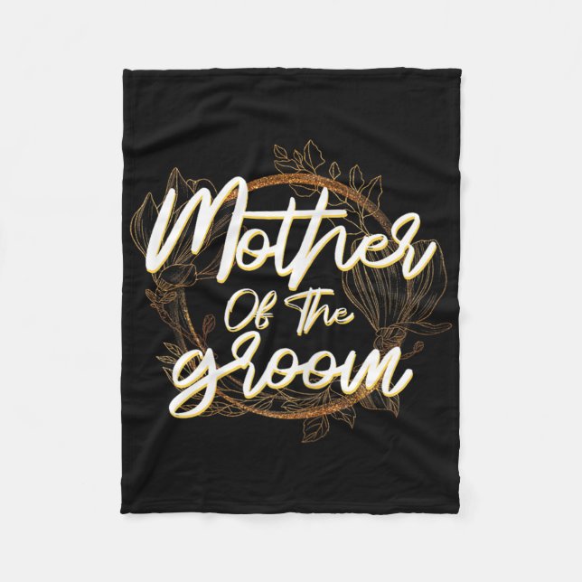 Mother Of The Groom Bachelorette Wedding Party Bri Fleece Blanket (Front)