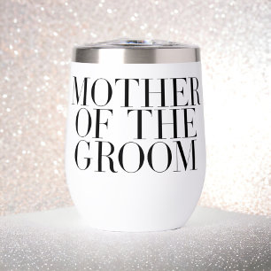 Mother of the Groom Black Modern Elegant Custom 