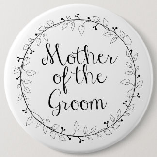 Mother of the Groom Bridal party name tag 6 Cm Round Badge