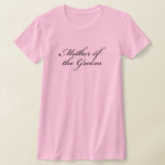 Mother of the Groom Calligraphy Classic Wedding T-Shirt<br><div class="desc">Mother of the groom design has a calligraphy script motif,  is part of the classic wedding collection and is available in more styles.</div>