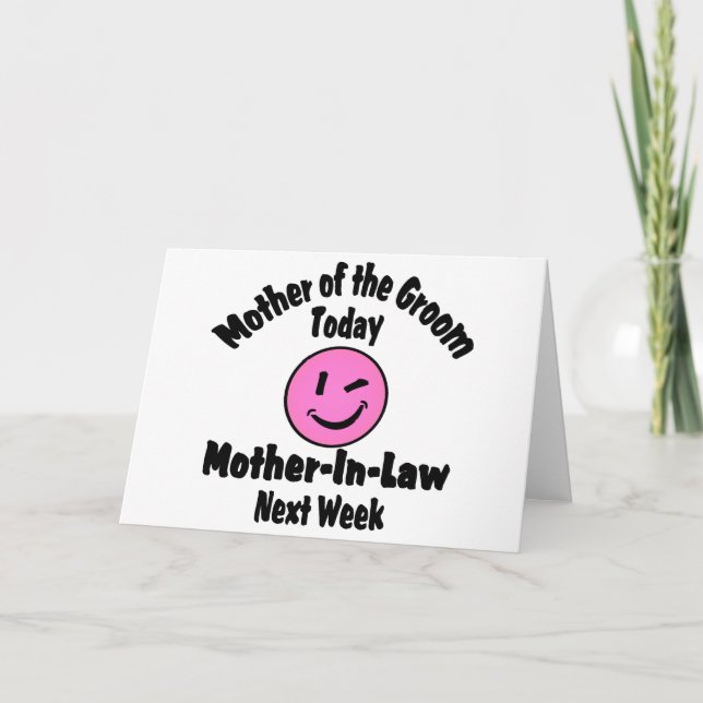 Mother of the Groom Card (Front)
